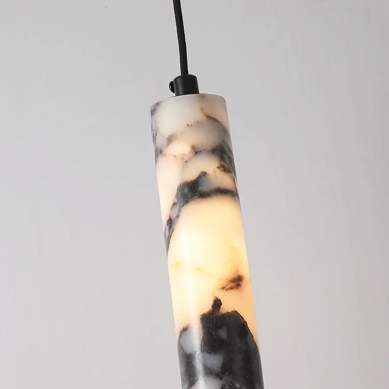 [Cilindro] Marble Cylinder Natural Stone Pendant Luxury