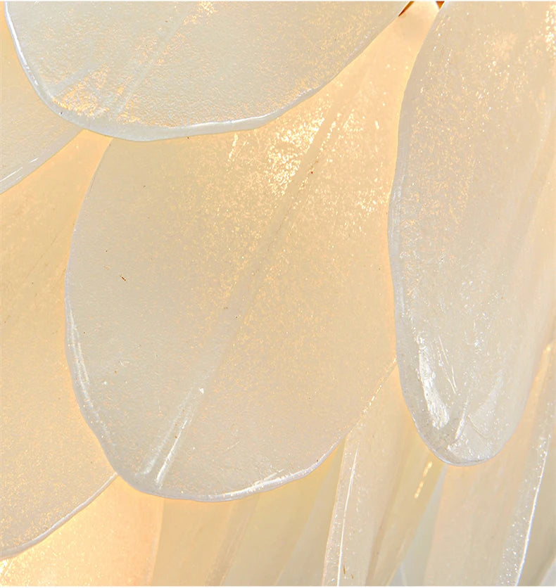 [Luminaria] Art Deco Pendant Gold Metal Glass