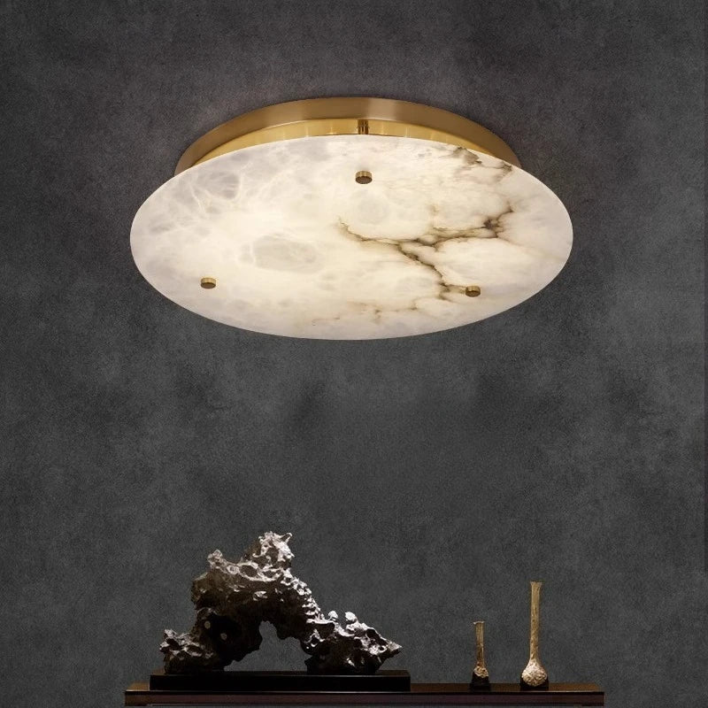 [Marmo] French Marble Ceiling Light Natural Stone