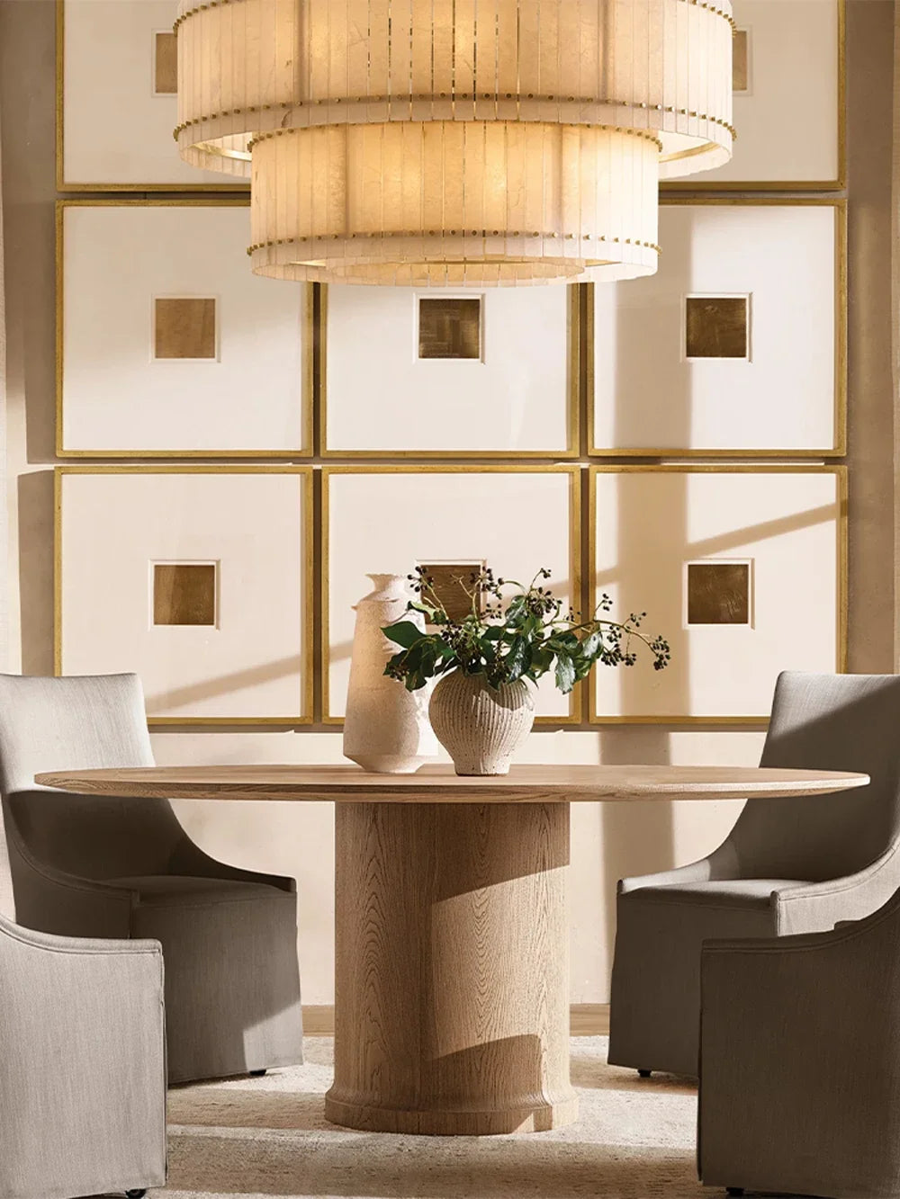 [Rotondo] Modern Marble Chandelier Round