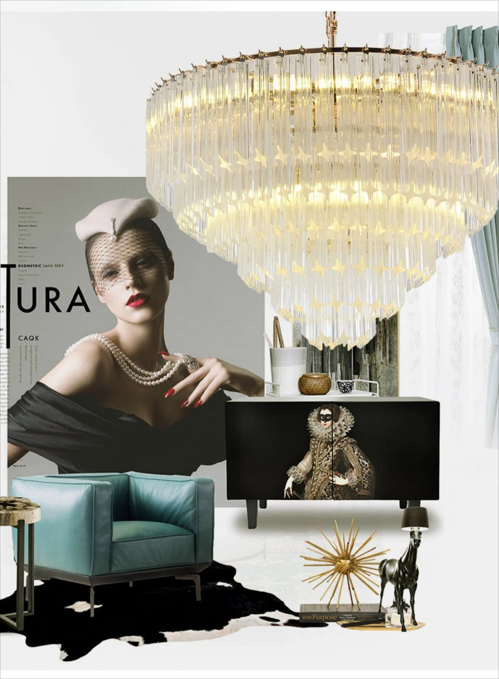 [Cristallo] Modern Crystal Chandelier Luxury LED