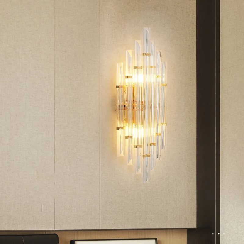 [rendy]  Crystal Wall Lamp Luxury Light