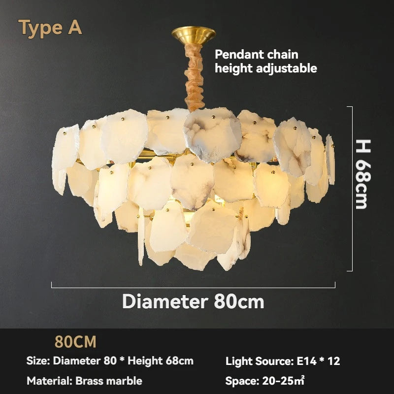 [Artisan] Marble Chandelier Round