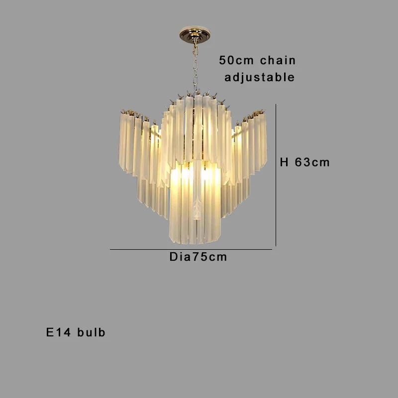 [Cristallo Bianco] French White Crystal Chandelier Luxury
