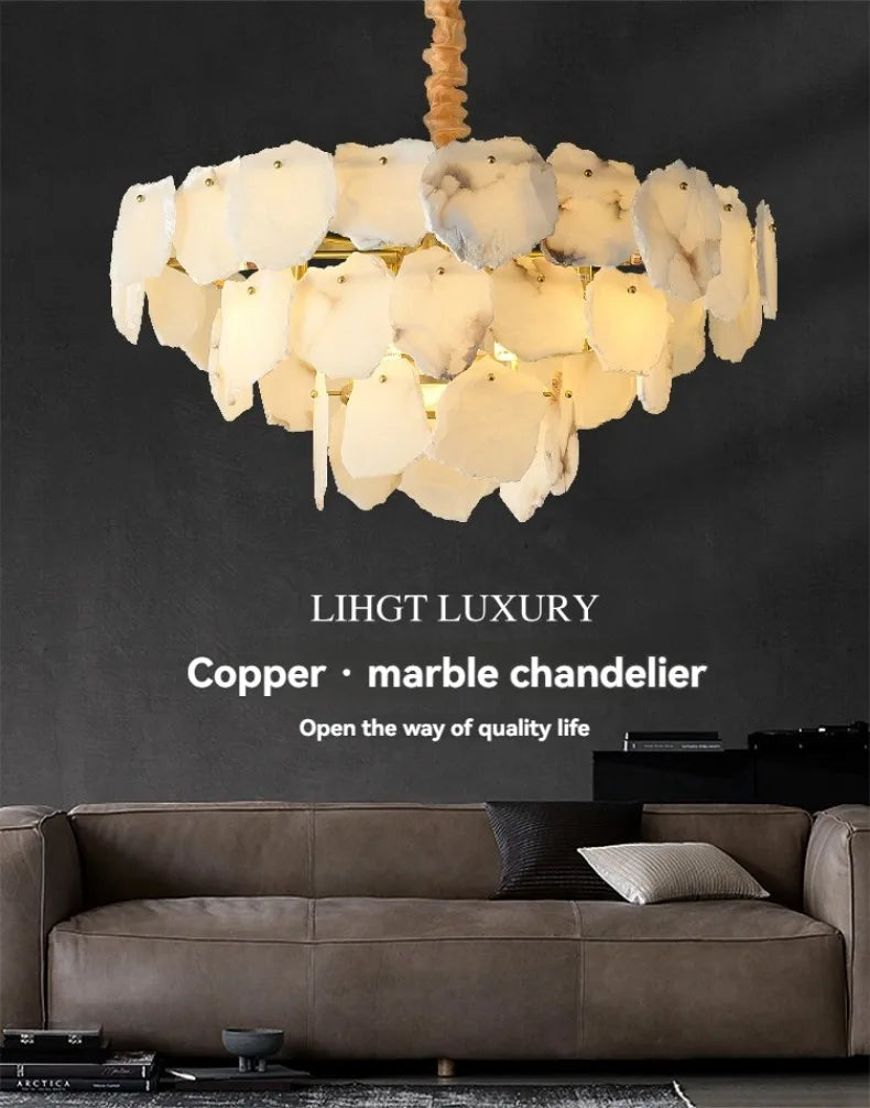 [Artisan] Marble Chandelier Round