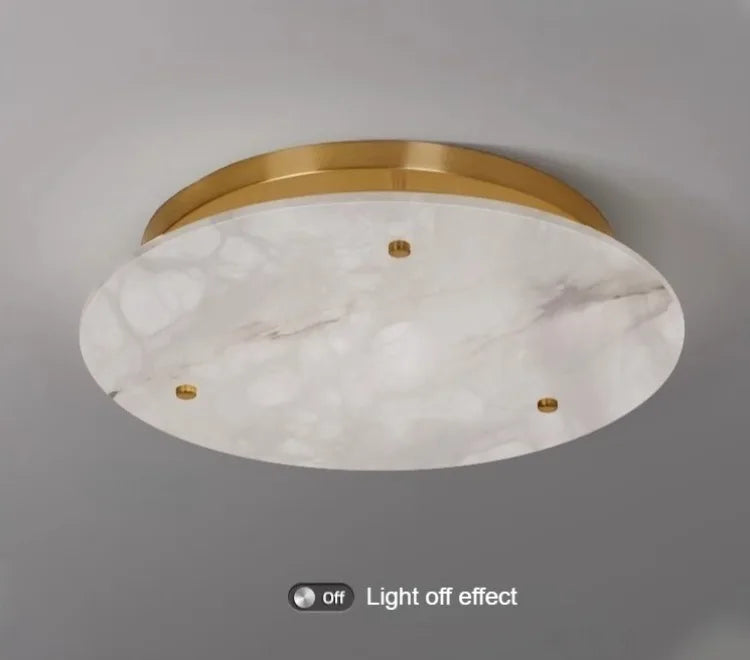 [Marmo] French Marble Ceiling Light Natural Stone