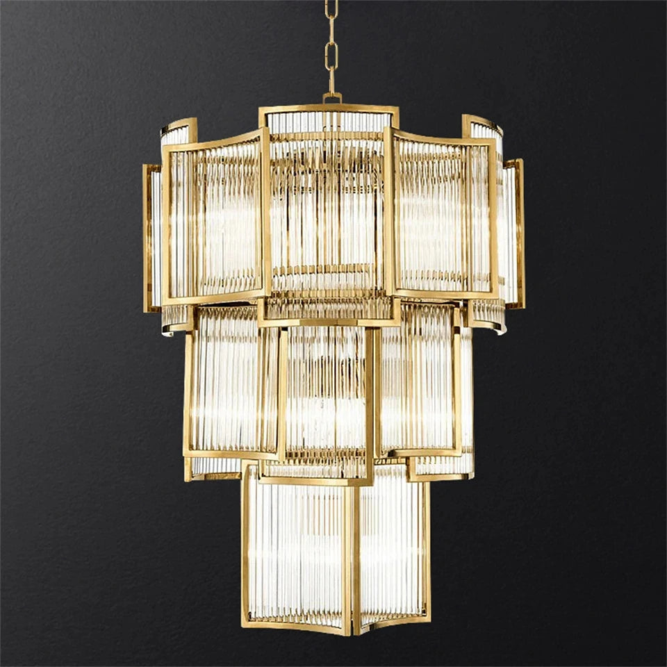 [Scandinavia] Nordic Crystal Loft Chandelier