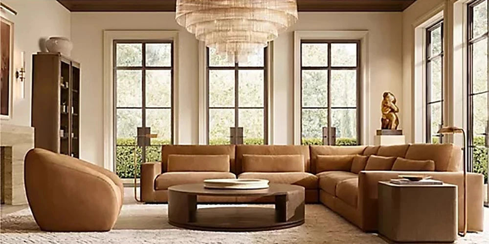 [Nordica] Nordic Luxury Glass Chandelier Gold Bar