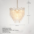 [Candela] Crystal Chandelier Gold Candle
