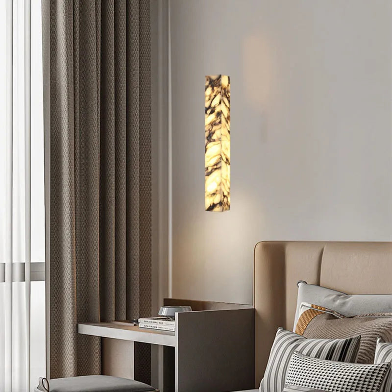 [Cubo] Cuboid Natural Marble Wall Lamp Dimmable