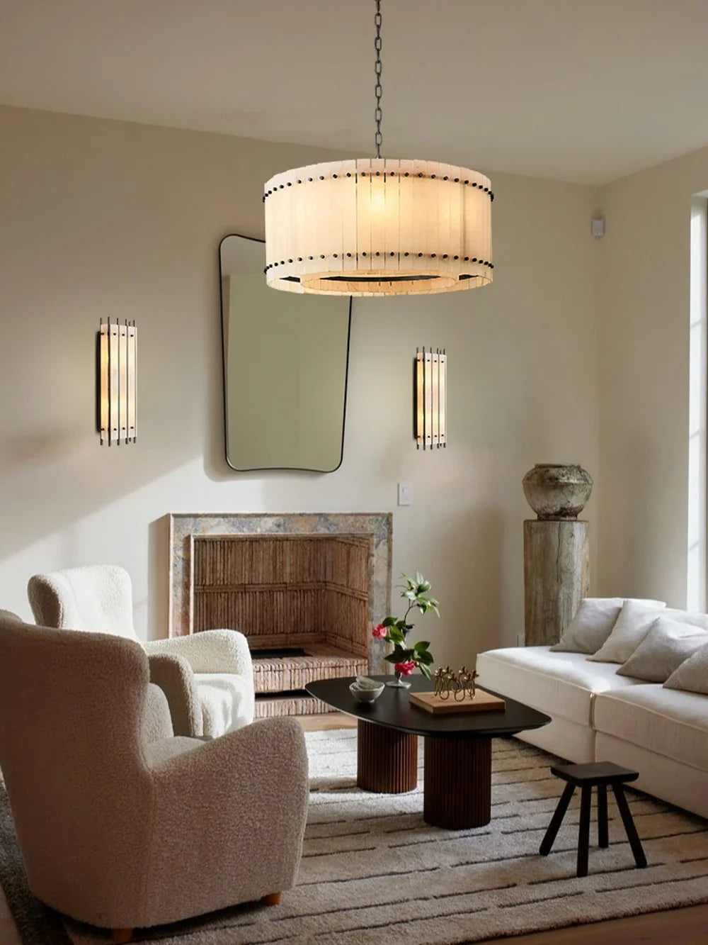 [Rotondo] Modern Marble Chandelier Round