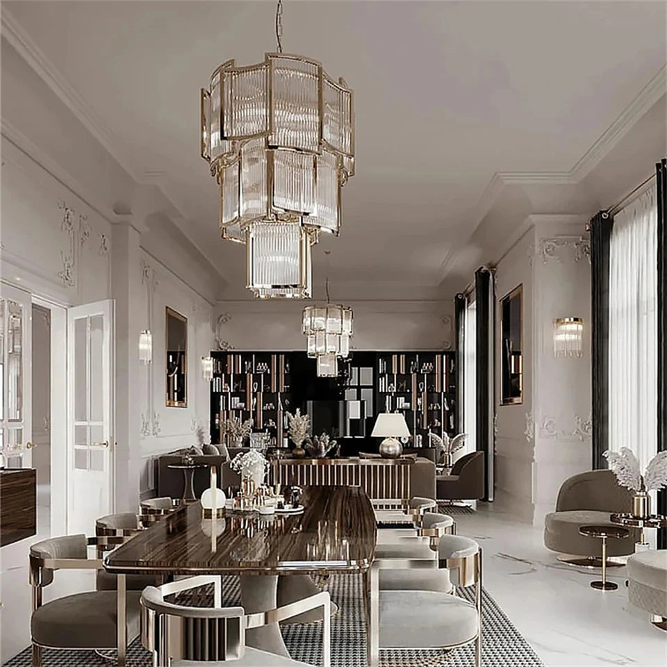 [Scandinavia] Nordic Crystal Loft Chandelier