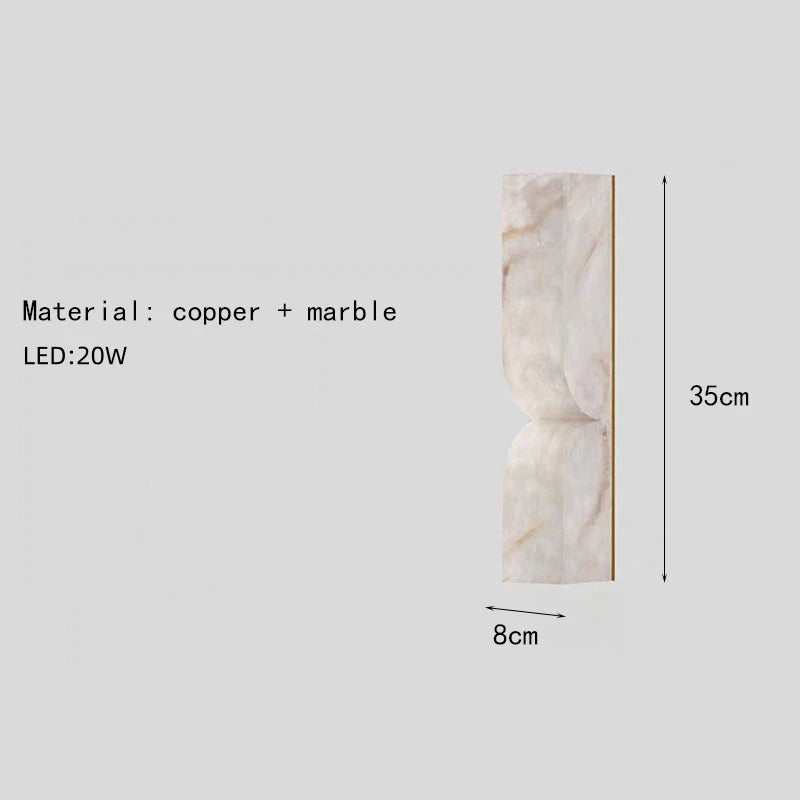 [Artificio] Artificial Marble Wall Light LED Creative