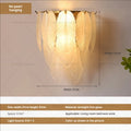 [Raffinement] French Vintage Crystal Wall Lamp Luxury