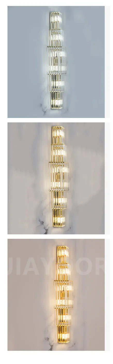 [Grandeur] Luxury Crystal Wall Lamp Villa Corridor