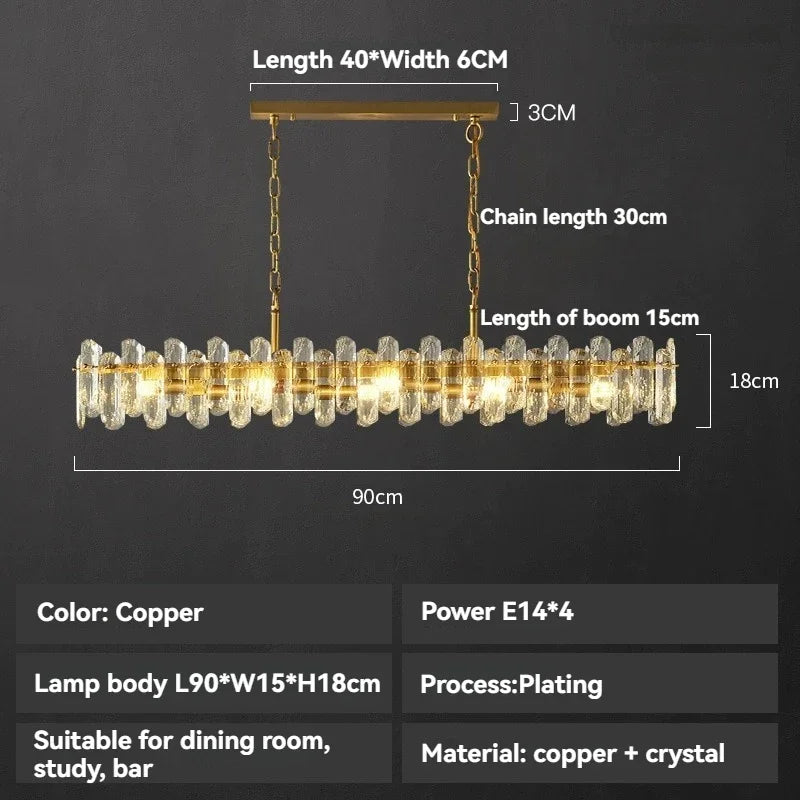 [Romance] French Luxury Crystal Pendant Romantic