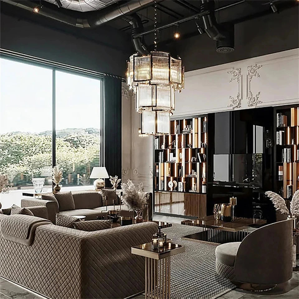 [Scandinavia] Nordic Crystal Loft Chandelier