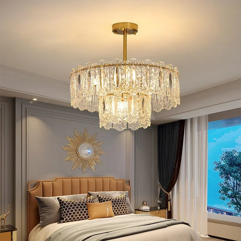 [Romantica] French Vintage Glass Chandelier Romantic