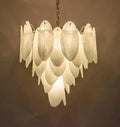 [Luminaria] Art Deco Pendant Gold Metal Glass