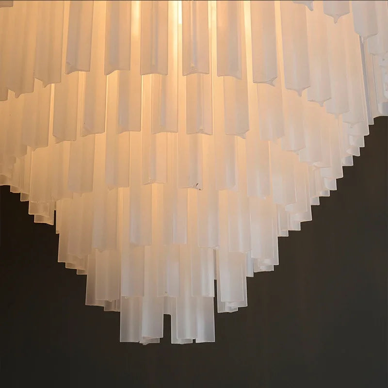 [Tondo] Round Murano Glass Pendant Chandelier