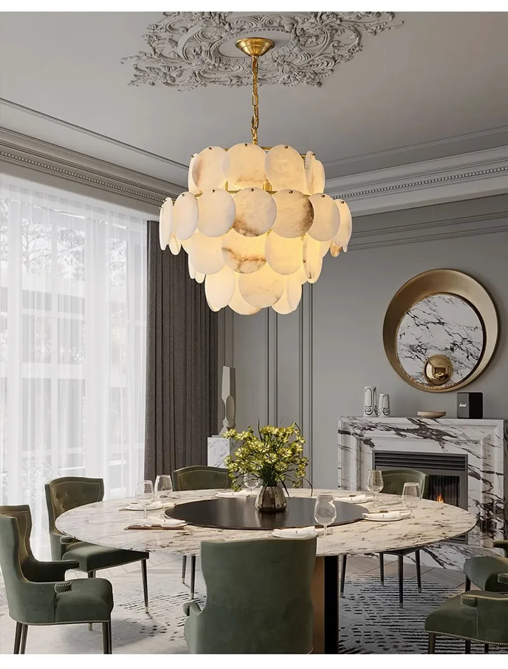 [Lusso] Luxury Marble Chandelier Modern Design