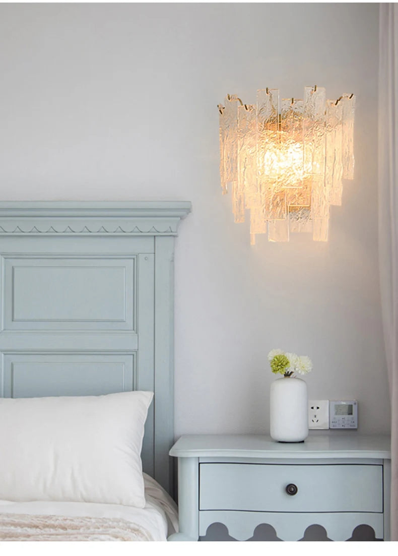 [Candela] Crystal Chandelier Gold Candle