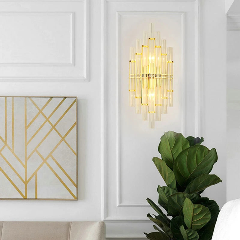 [rendy]  Crystal Wall Lamp Luxury Light