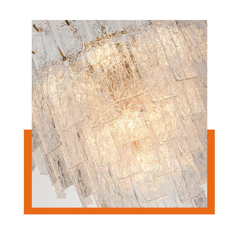 [Candela] Crystal Chandelier Gold Candle