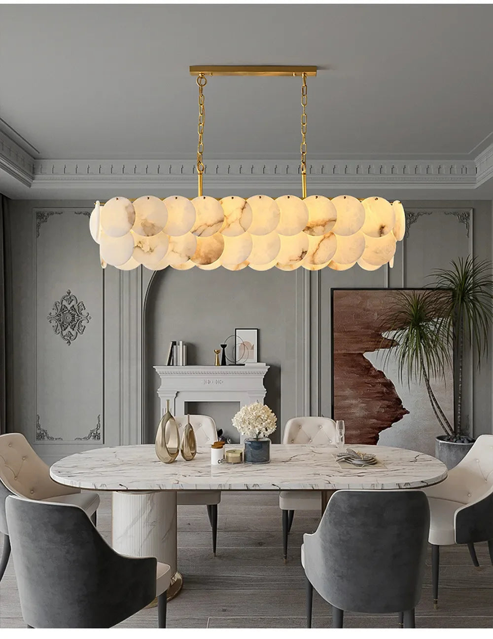[Lusso] Luxury Marble Chandelier Modern Design