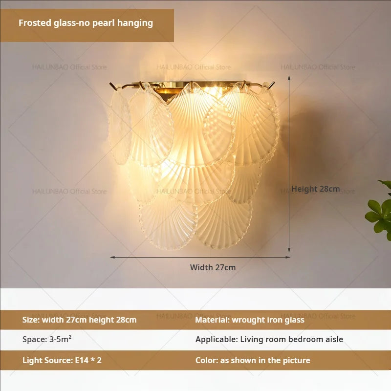 [Prestige] French Vintage Crystal Wall Lamp Luxury