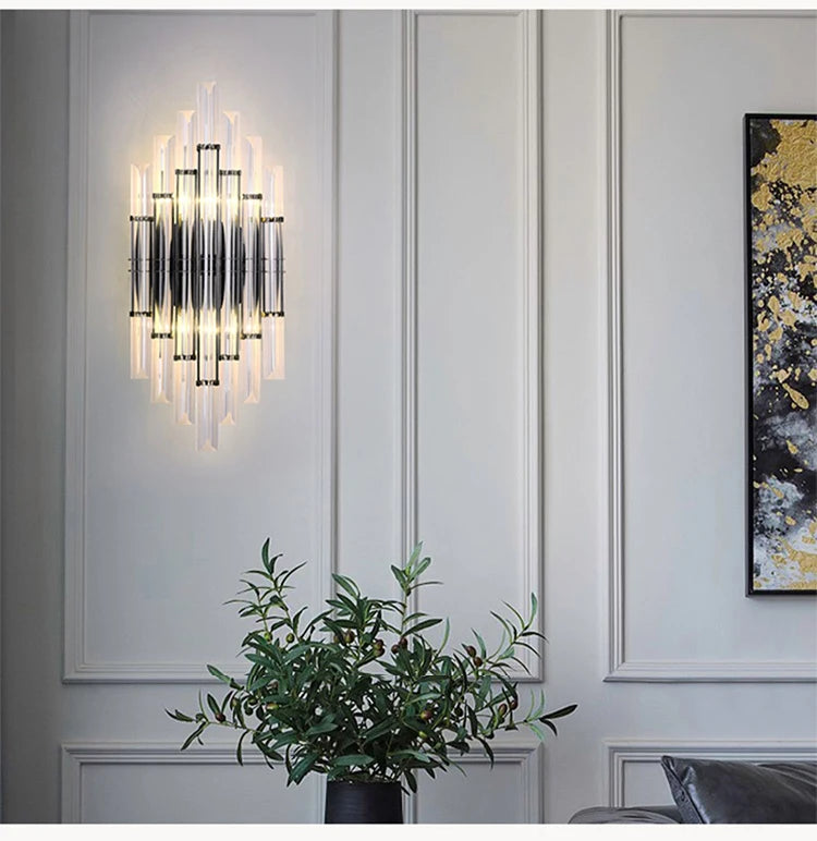 [rendy]  Crystal Wall Lamp Luxury Light