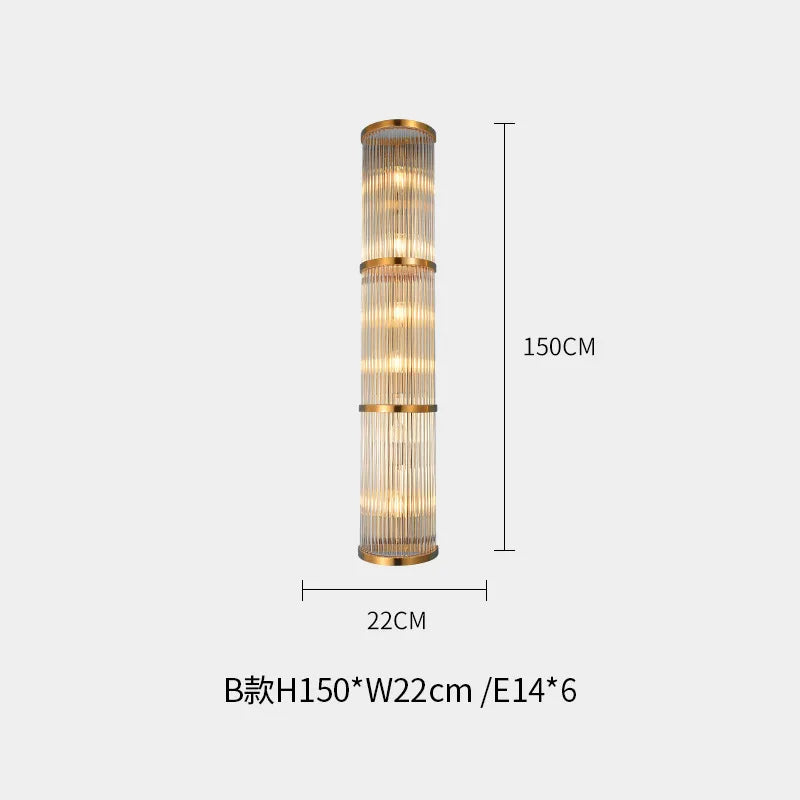 [Magnificenza] Villa Crystal Wall Lamp Long
