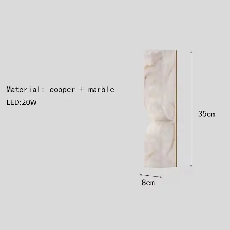 [Artificio] Artificial Marble Wall Light LED Creative