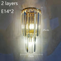 [Grandeur] Luxury Crystal Wall Lamp Villa Corridor