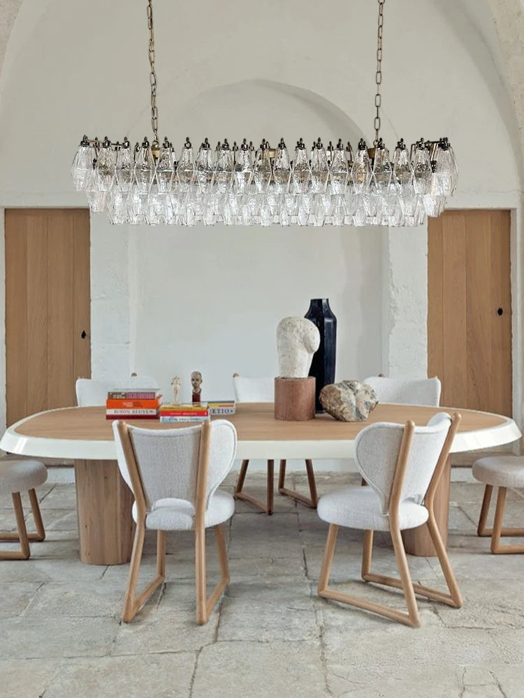 [Ambra] Murano Glass Chandelier Art