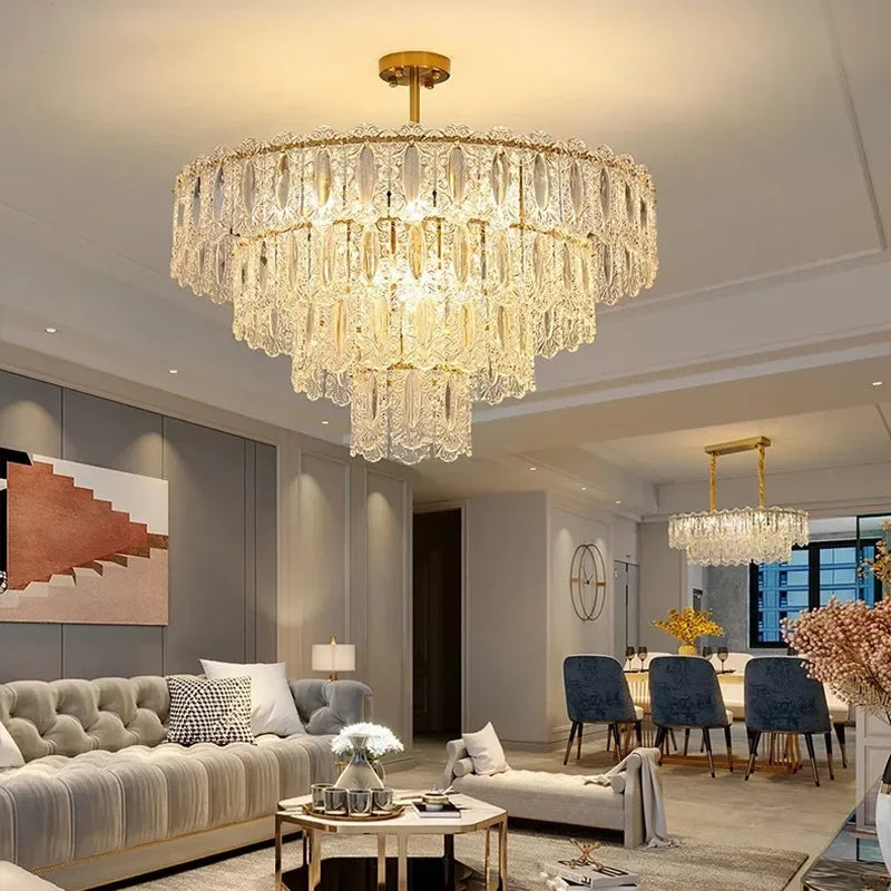 [Romantica] French Vintage Glass Chandelier Romantic