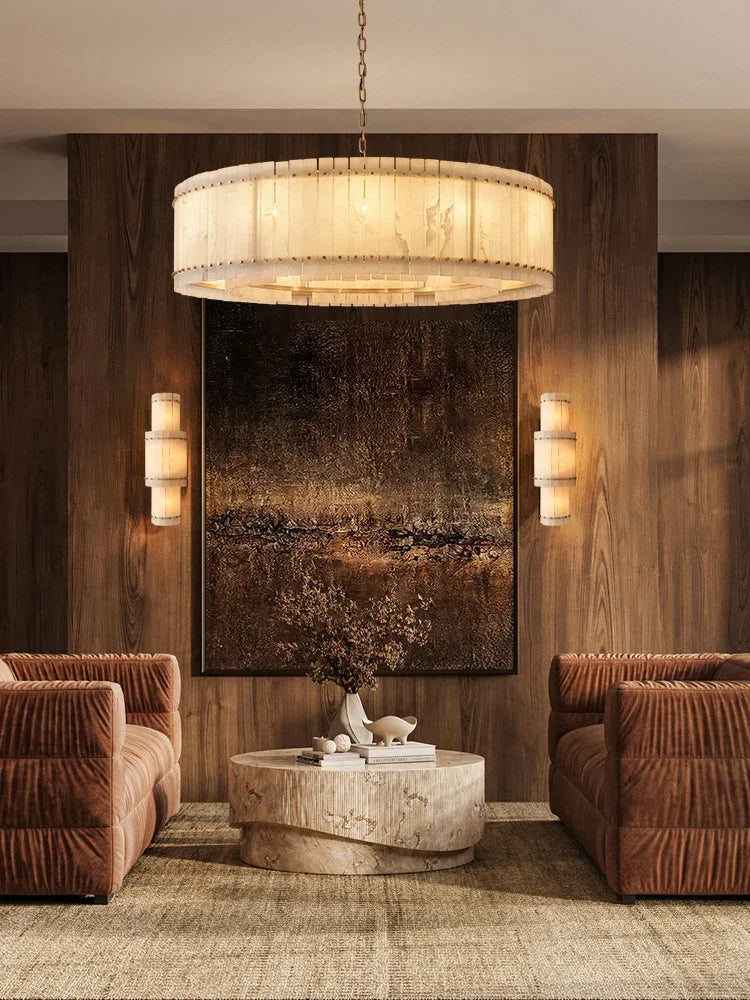 [Rotondo] Modern Marble Chandelier Round