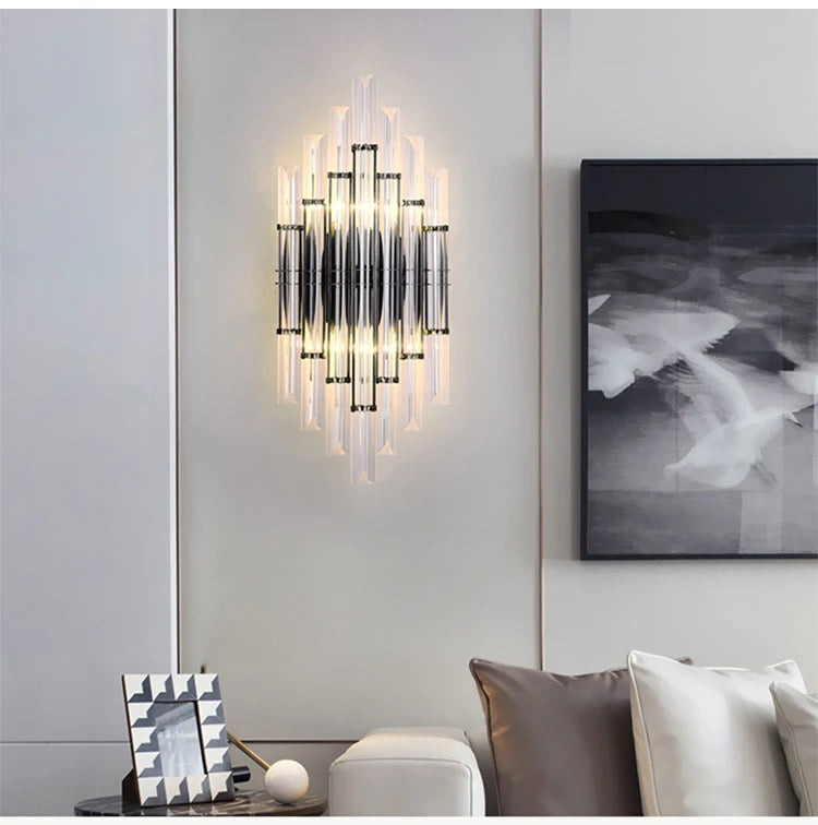 [rendy]  Crystal Wall Lamp Luxury Light
