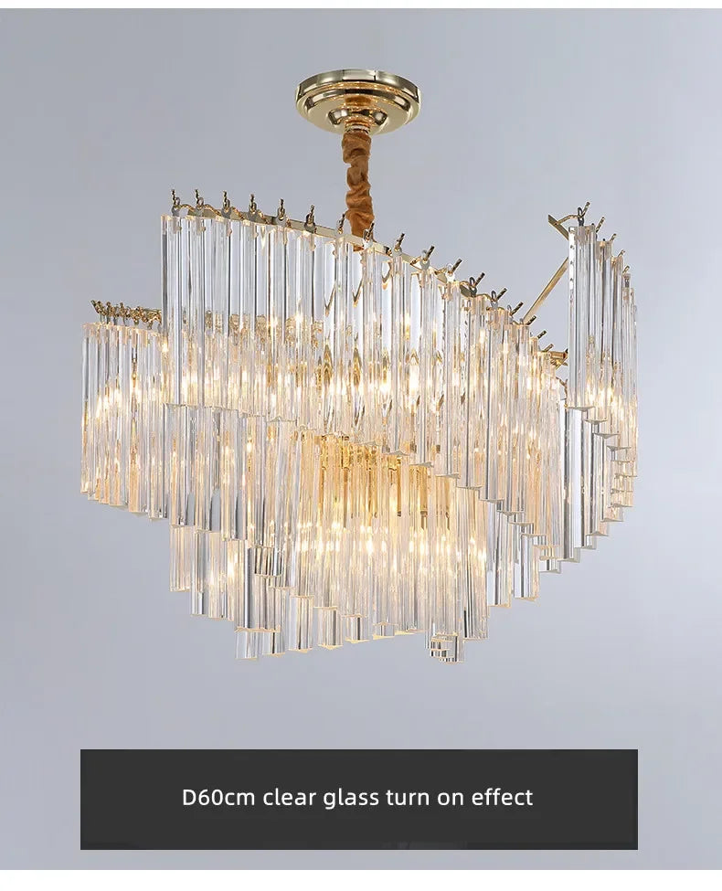 [Splendor] Modern Luxury Crystal Chandelier Gold