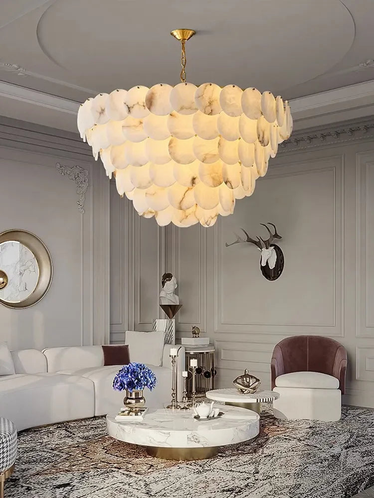 [Lusso] Luxury Marble Chandelier Modern Design