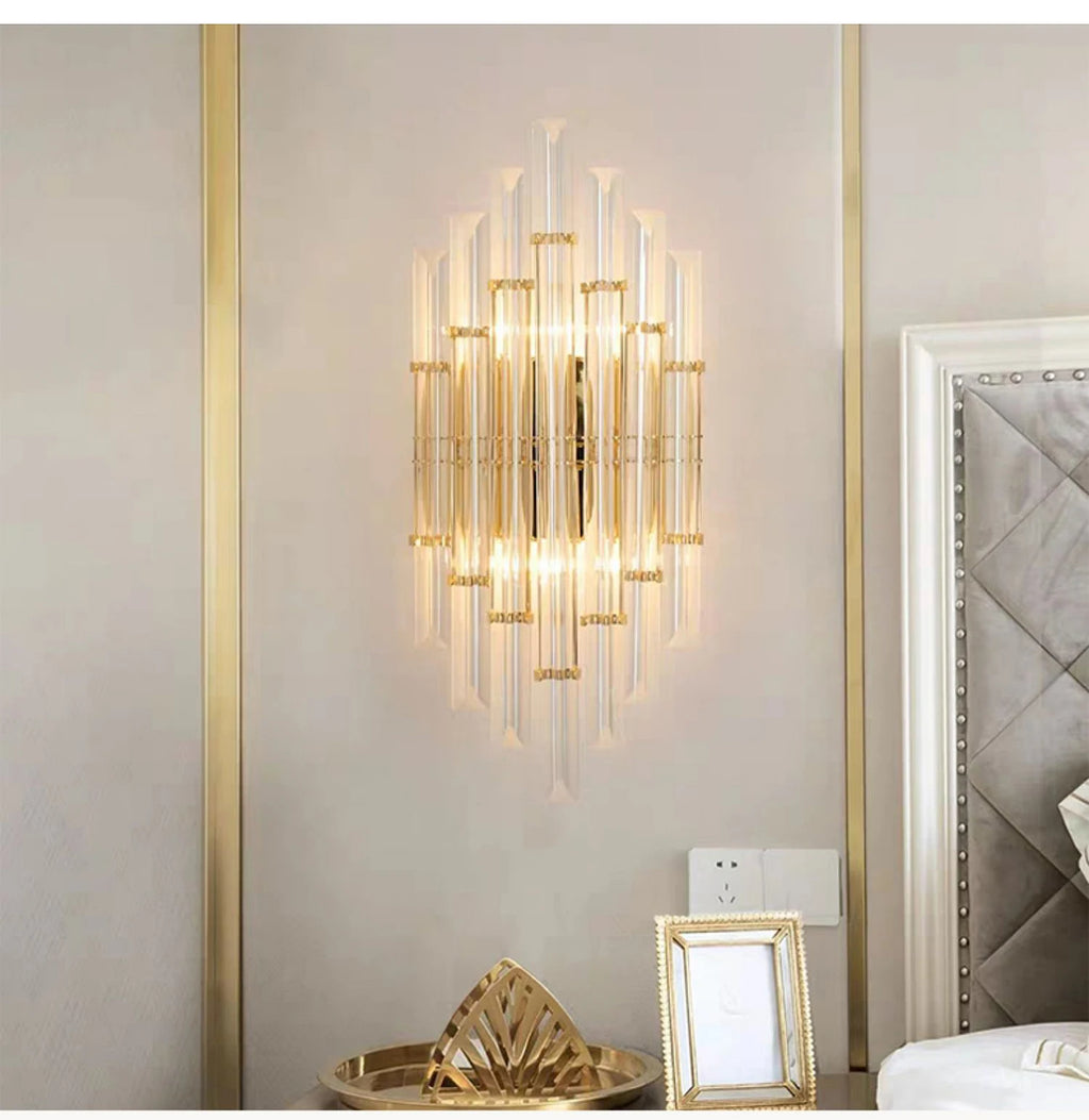 [rendy]  Crystal Wall Lamp Luxury Light