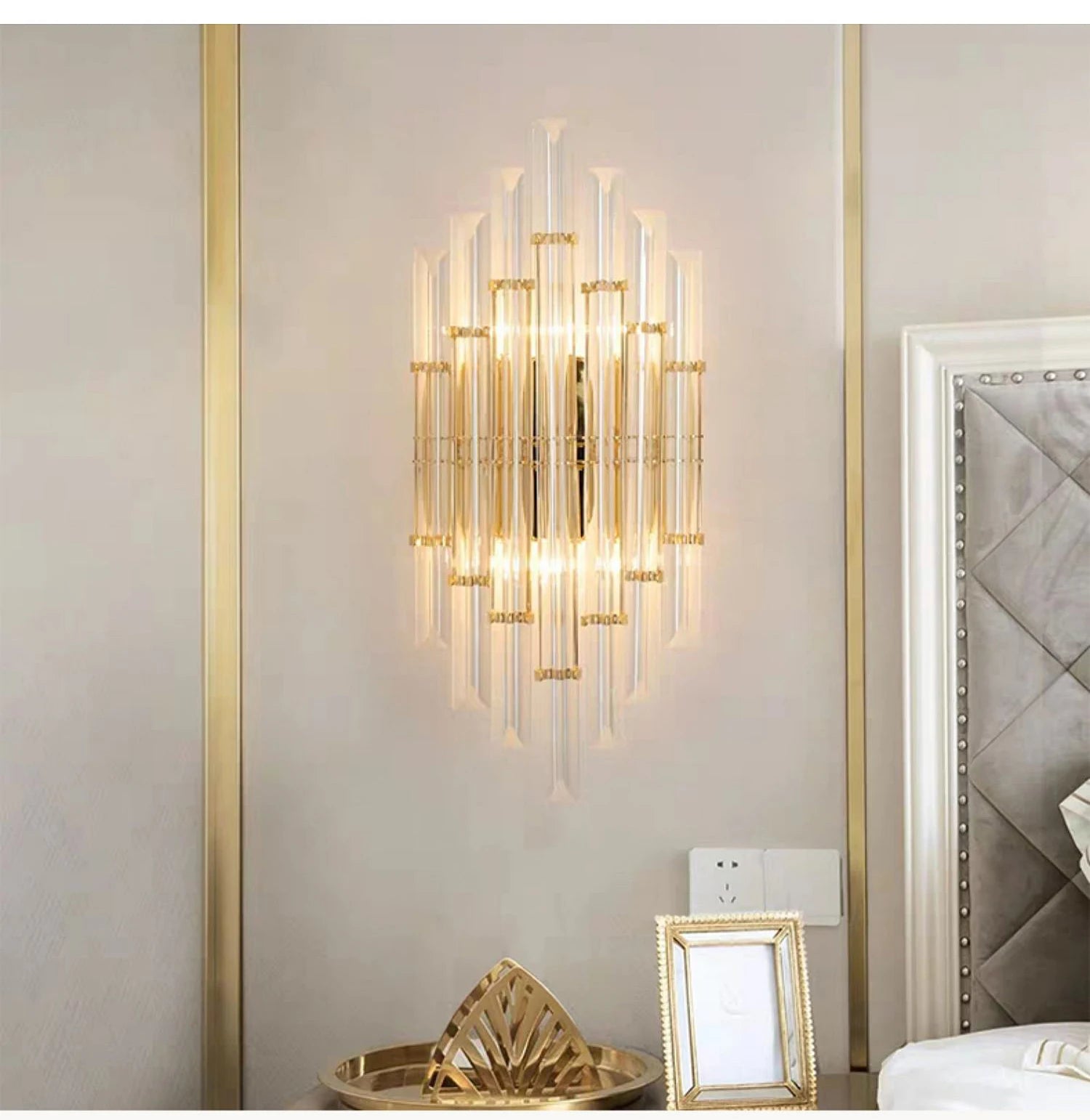 [rendy]  Crystal Wall Lamp Luxury Light