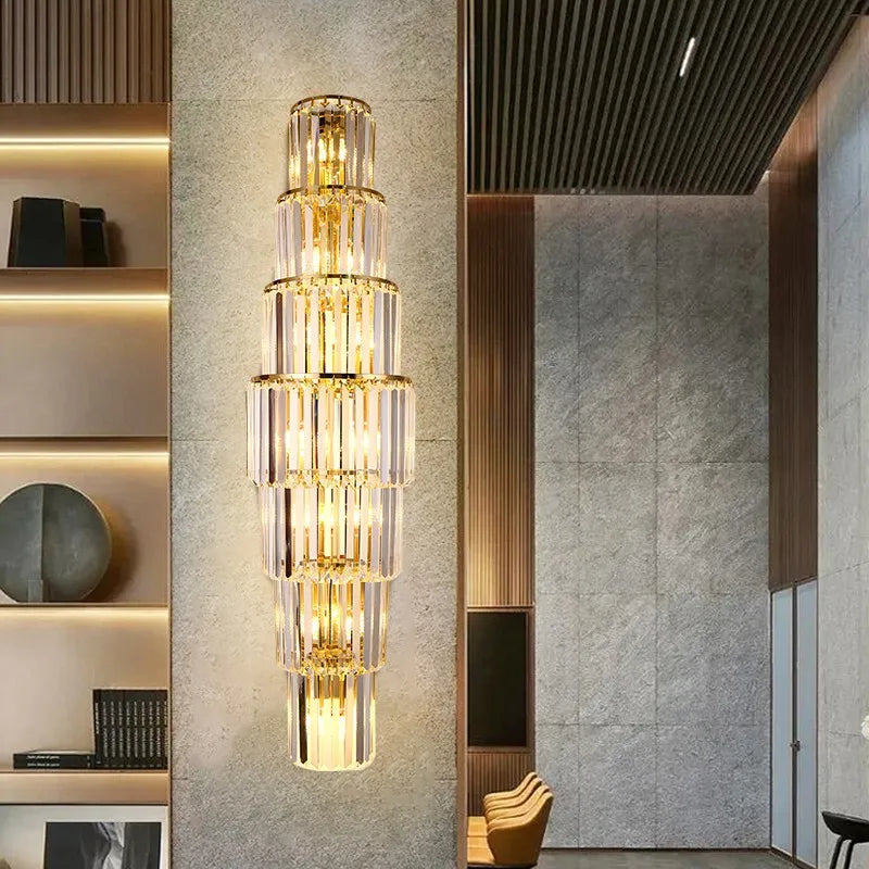 [Grandeur] Luxury Crystal Wall Lamp Villa Corridor