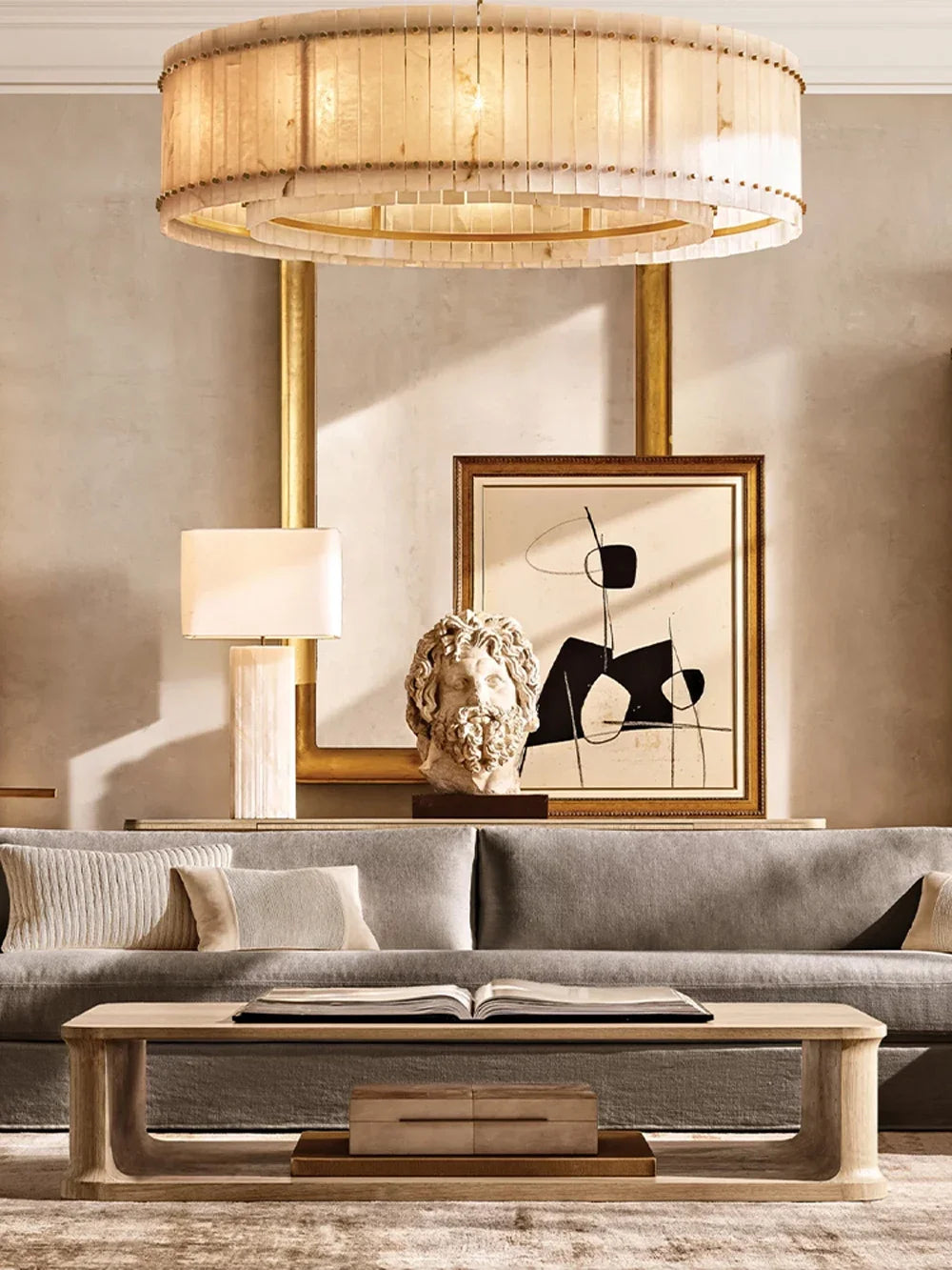 [Rotondo] Modern Marble Chandelier Round
