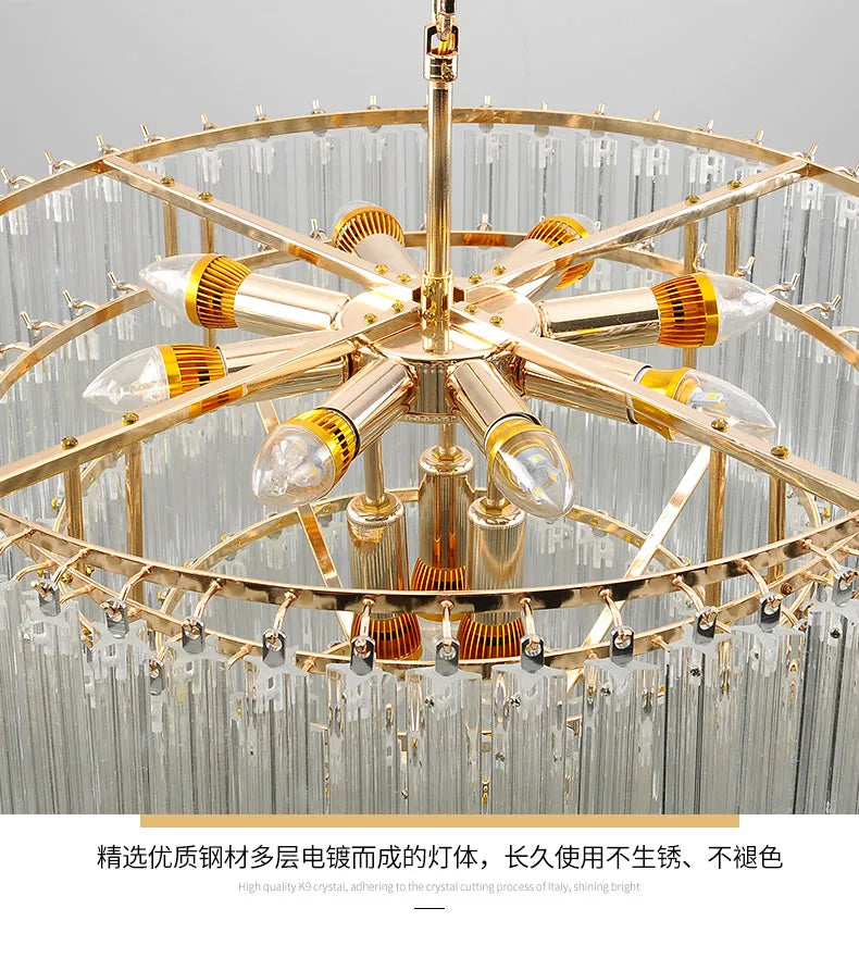 [Cristallo] Modern Crystal Chandelier Luxury LED