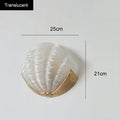 [Conchiglia] Brass Shell Wall Lamp French Glass