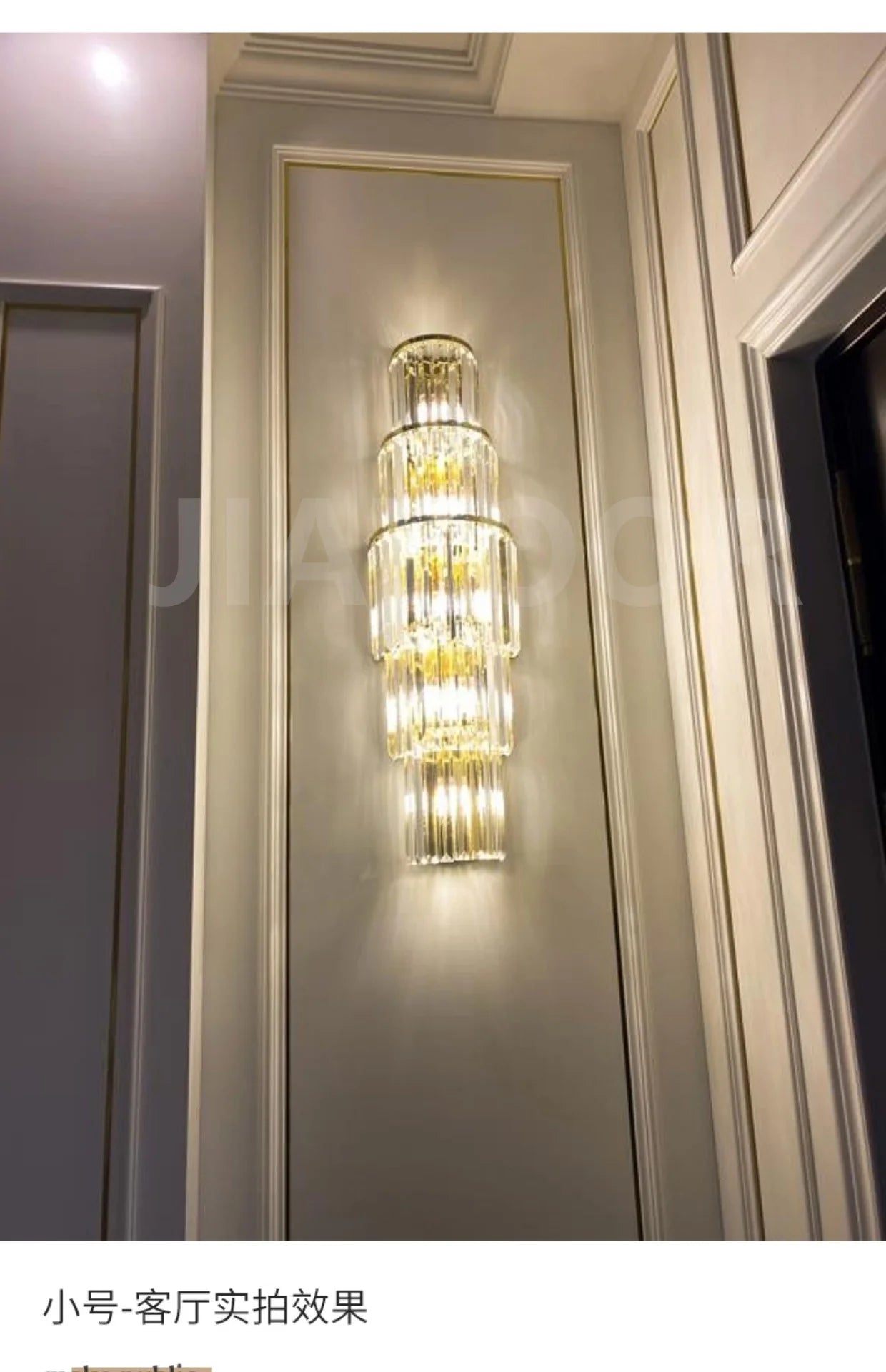 [Grandeur] Luxury Crystal Wall Lamp Villa Corridor