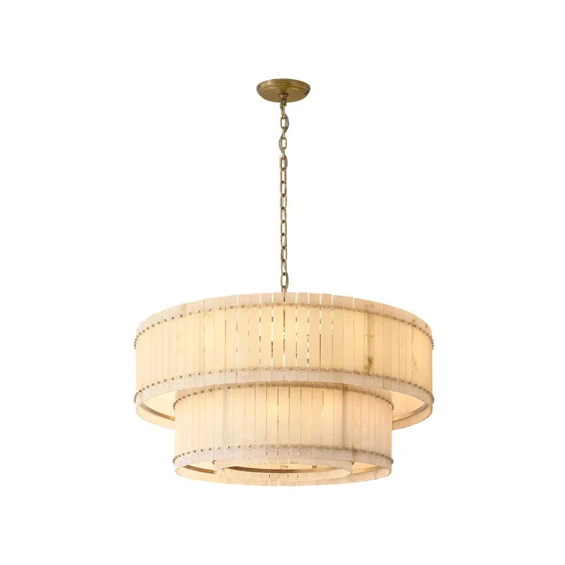 [Rotondo] Modern Marble Chandelier Round
