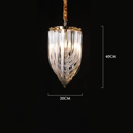 [Designer] Postmodern Hanging Crystals Lamp