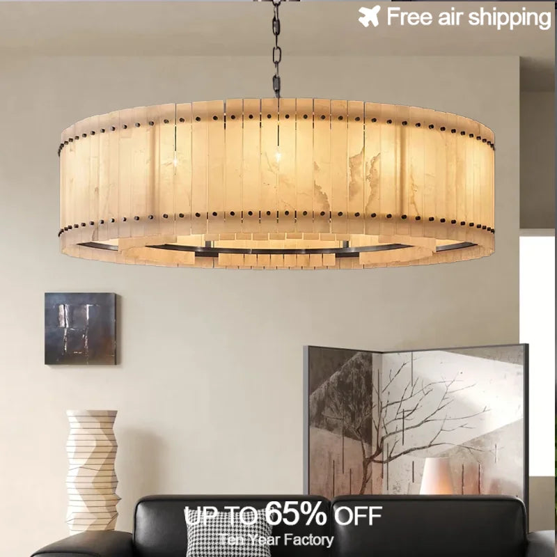 [Rotondo] Modern Marble Chandelier Round